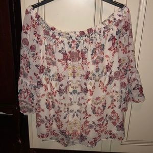 Off the shoulder blouse